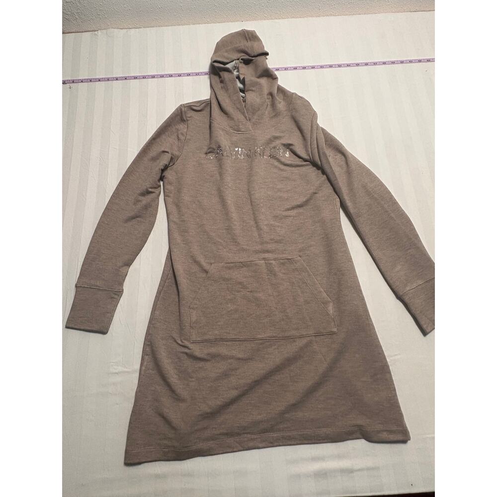 Calvin Klein Hooded Sweatshirt Dress Size M